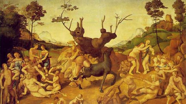 Piero di Cosimo The Misfortunes of Silenus oil painting image